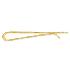 Gold-plated Kelly Waters Satin Finish Dollar Sign Money Clip