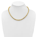 Semi-Solid Cashmere Rope Chain in 14K Yellow Gold, 5.8mm - Sophia Jewelers