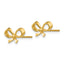 14k Bow Post Earrings