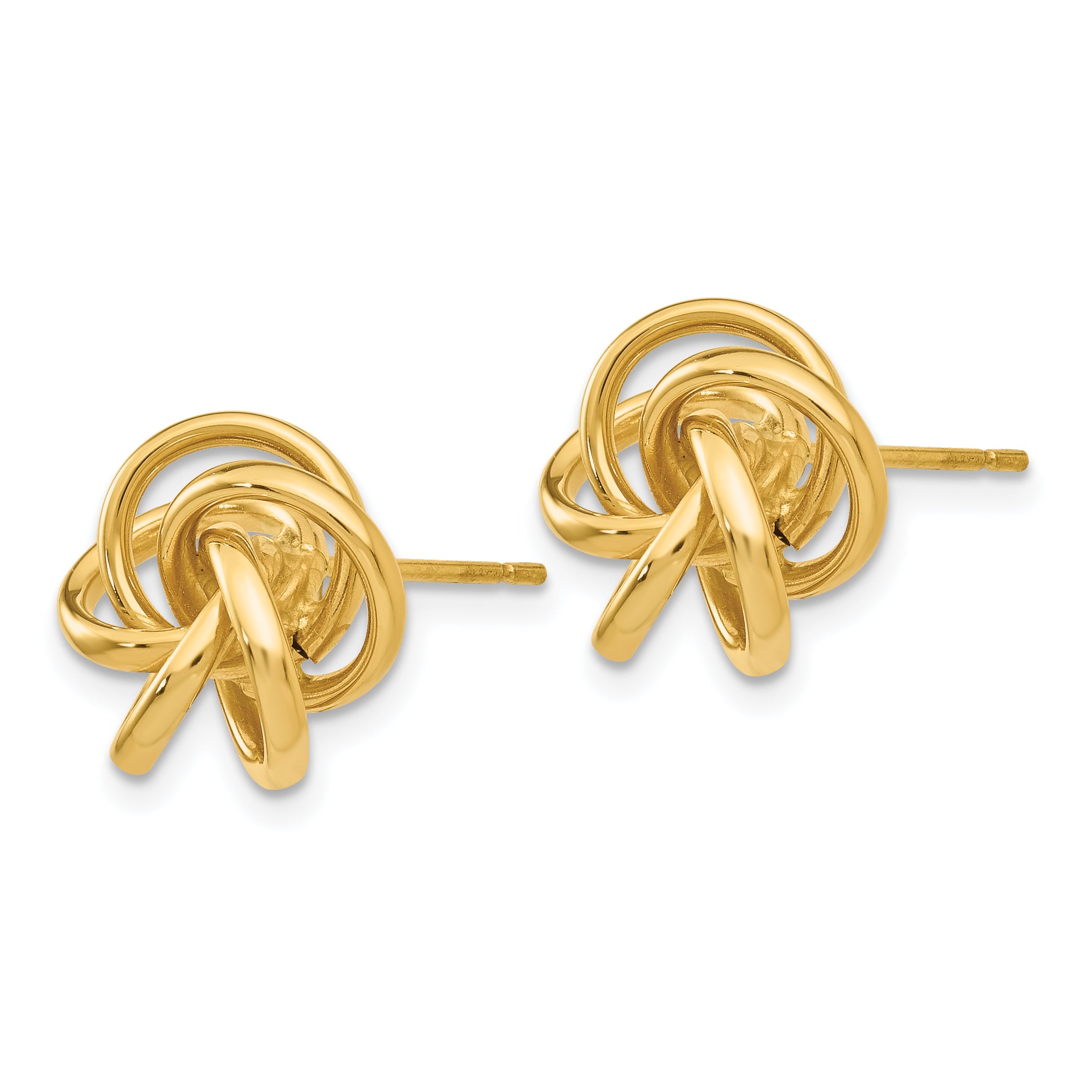 14k Love Knot Earrings Secondary image