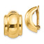 14k Omega Clip Non-pierced Earrings