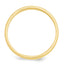 14k Yellow Gold 3mm Half-Round Wedding Band