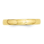 14K Yellow Gold Half-Round Wedding Band 3mm