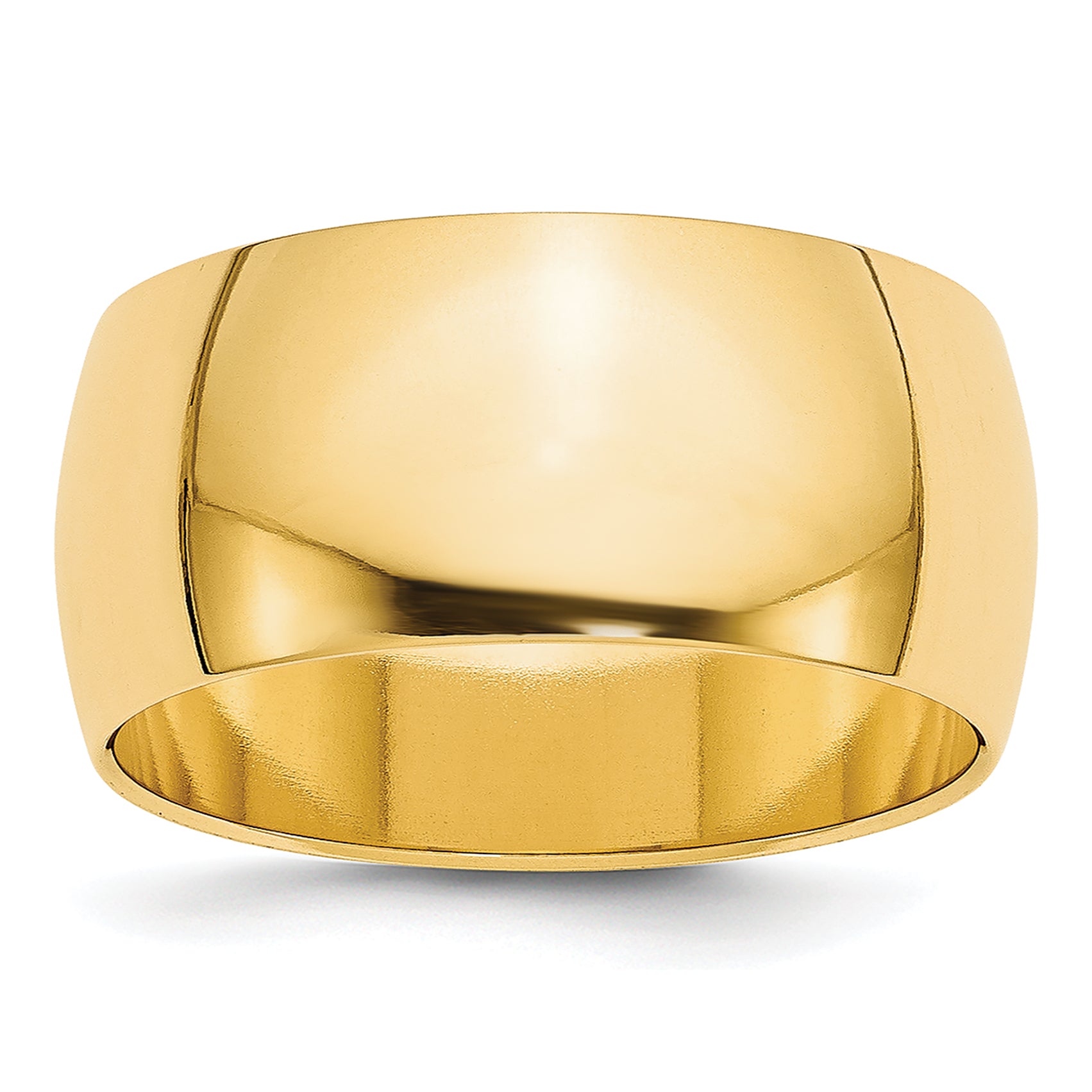 14KY 9mm Half Round Band Size 9.5