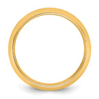 14KY 7mm Half Round with Edge Band