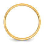 14KY 3.5mm Lightweight Half Round Band