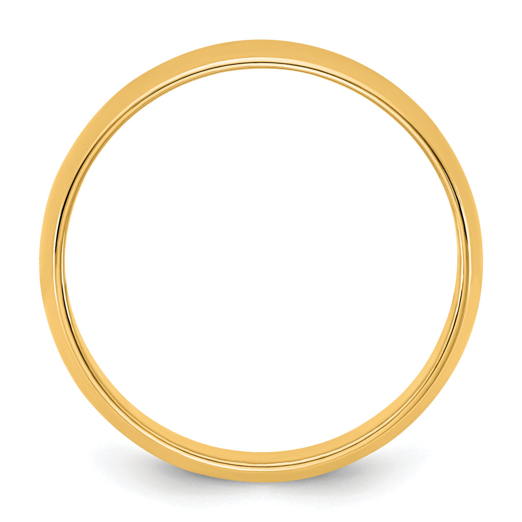 14KY 5.5mm Lightweight Half Round Band