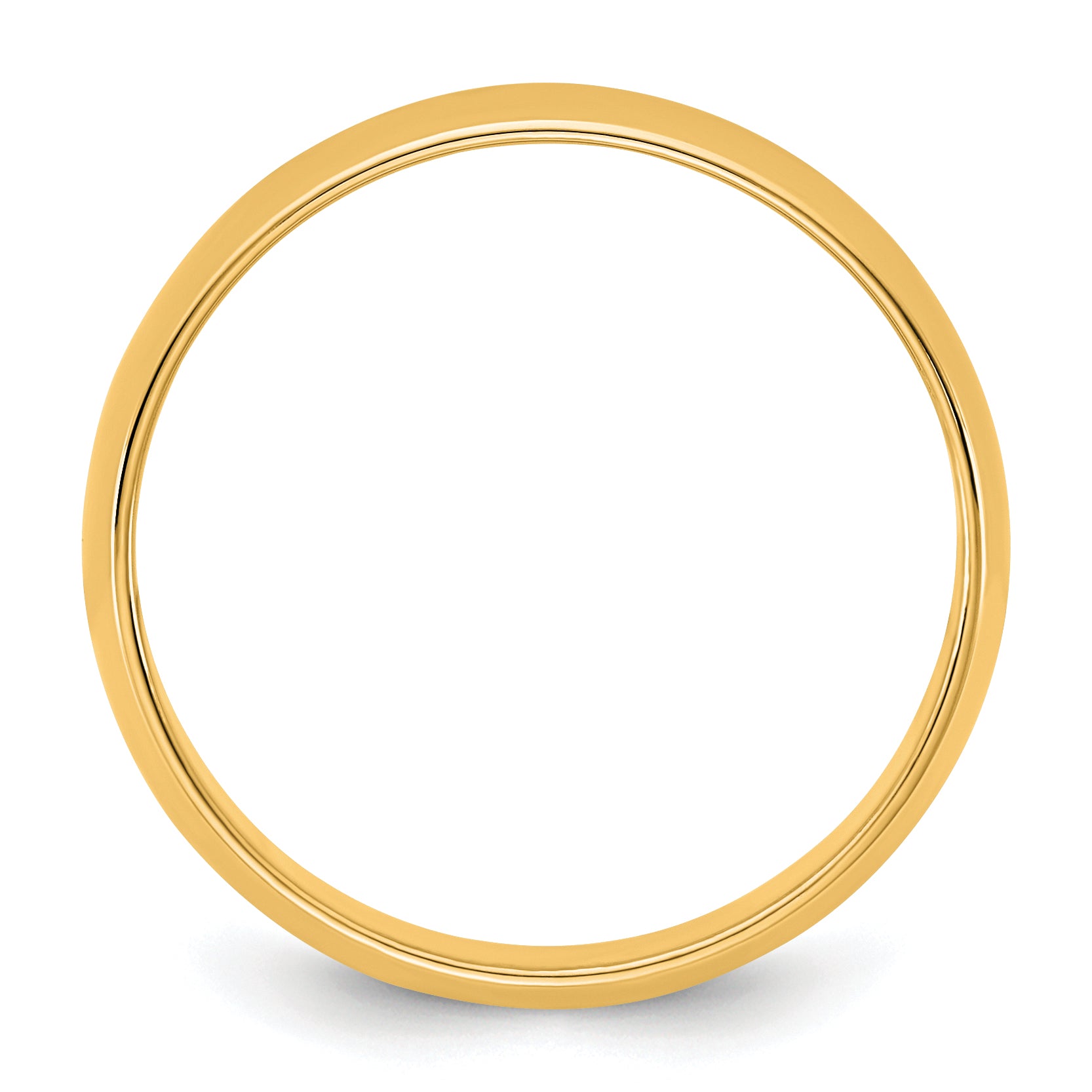 14KY 5.5mm Lightweight Half Round Band