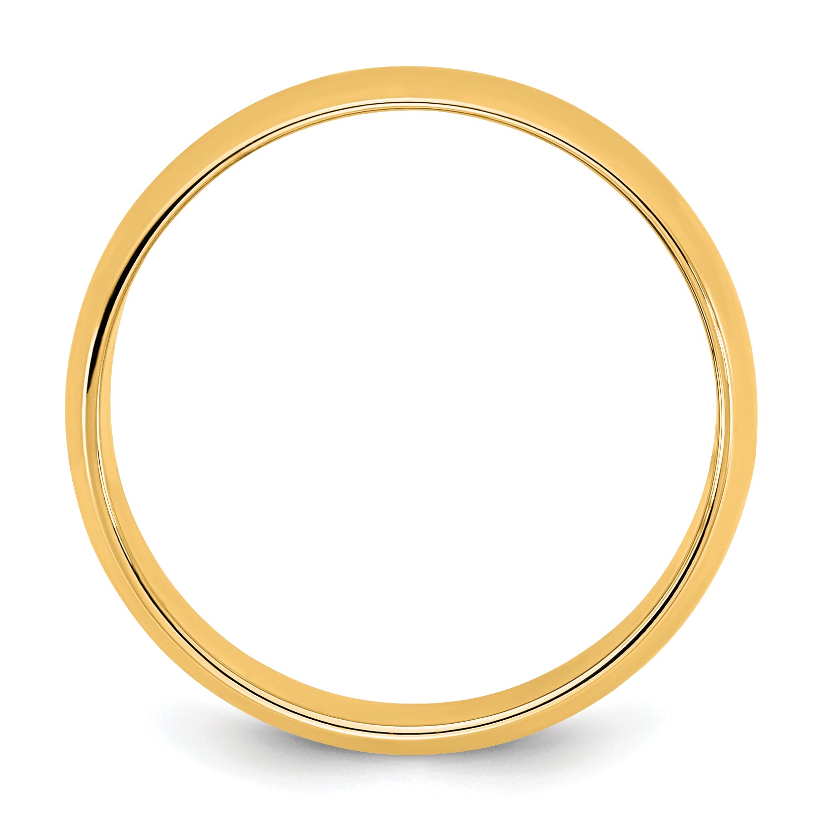 14KY 6.5mm Lightweight Half Round Band