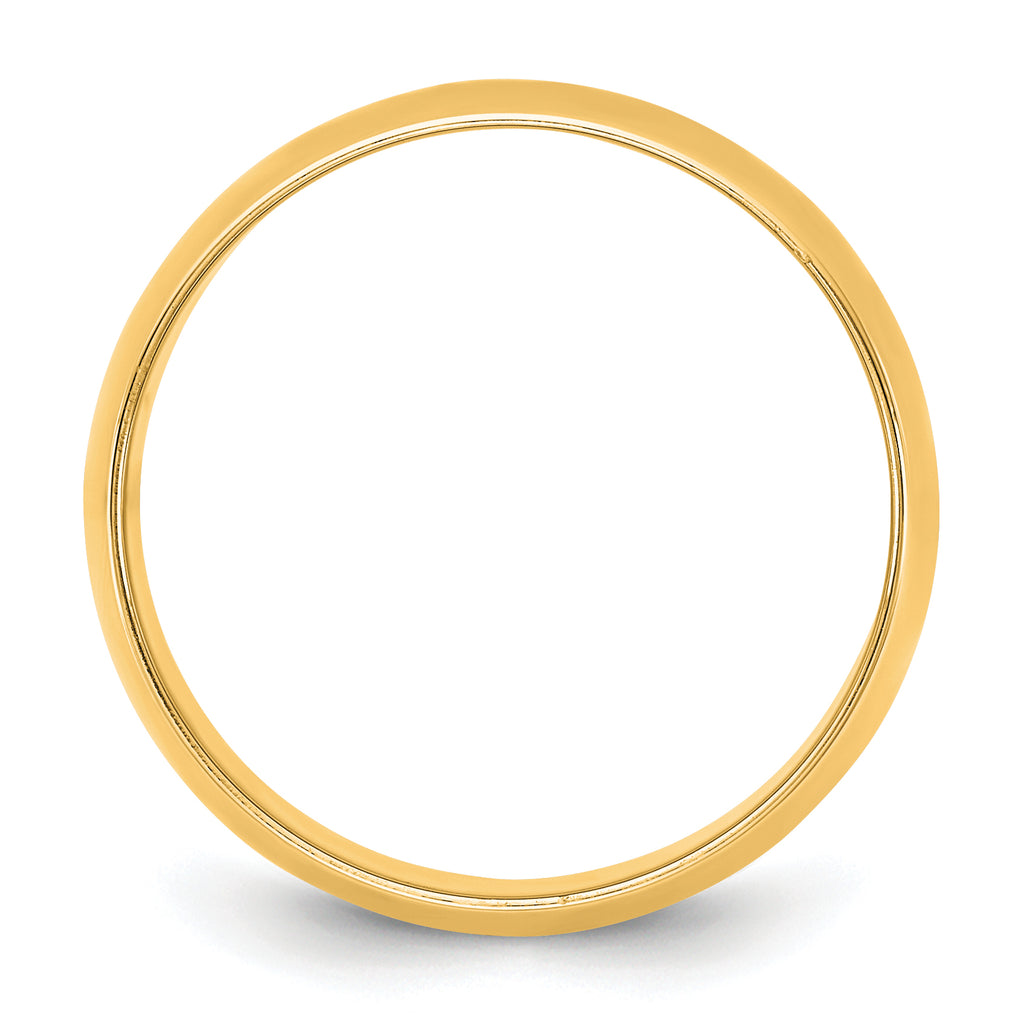 14KY 7.5mm Lightweight Half Round Band