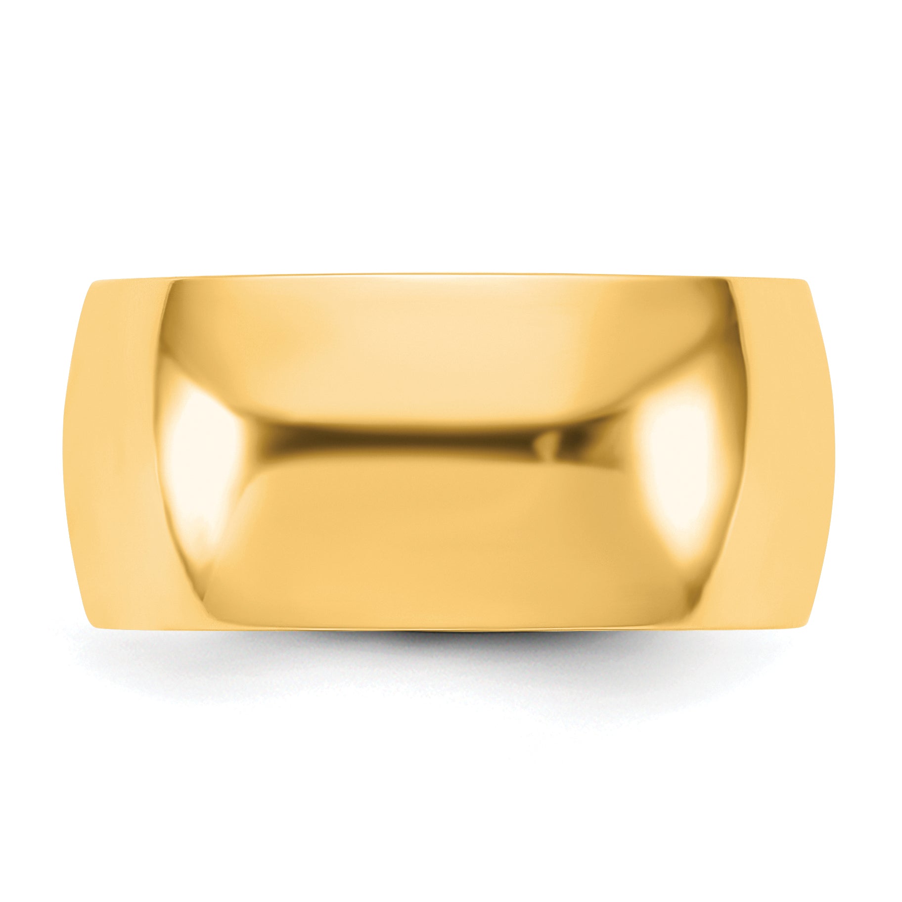 14KY 9mm LTW Half Round Band Size 9.5