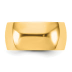 14KY 9mm LTW Half Round Band Size 9.5