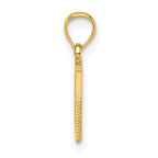14k Polished BOY MOM Pendant