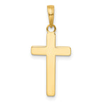 14K Polished Latin Cross Pendant