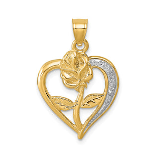 Flower Cubic Zirconia Pendants & Charms - Sophia Jewelers