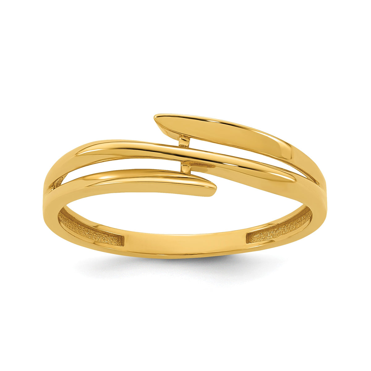 Fancy Ring in 14K Yellow Gold, 1.6mm, Size 7 - Sophia Jewelers Main image