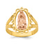 Our Lady of Guadalupe Mary Ring in 14K Two-Tone Gold, Size 7 - Sophia Jewelers
