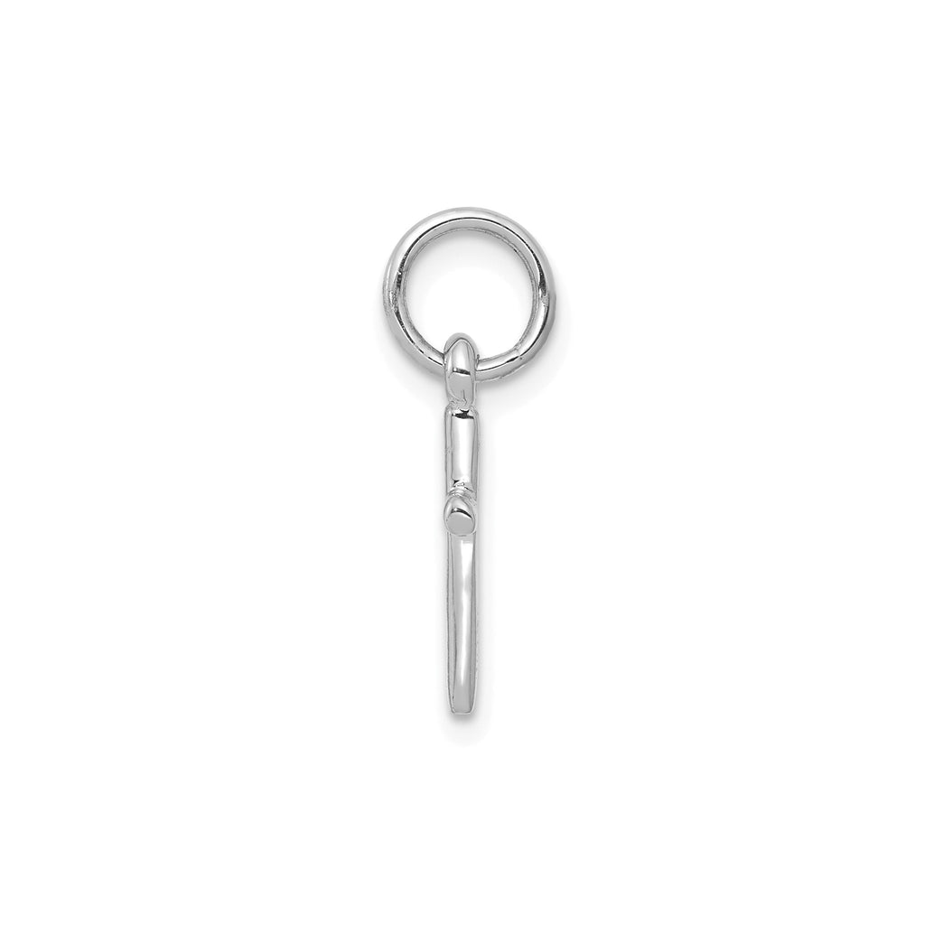 Cross Charm in 14K White Gold - Sophia Jewelers