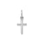 Cross Charm in 14K White Gold - Sophia Jewelers