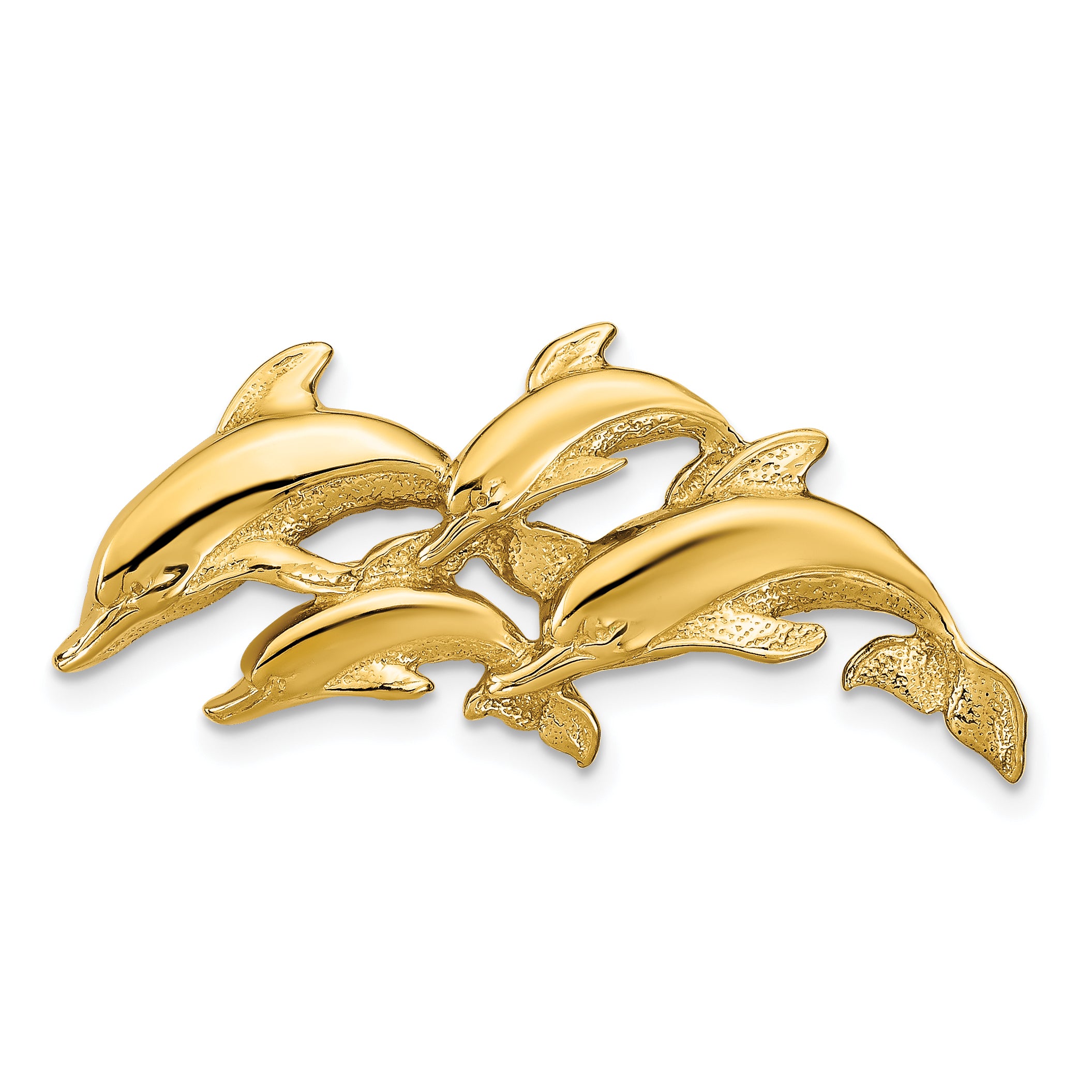 14k Dolphins Slide Main image