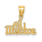 14k #1 MADRE  Charm