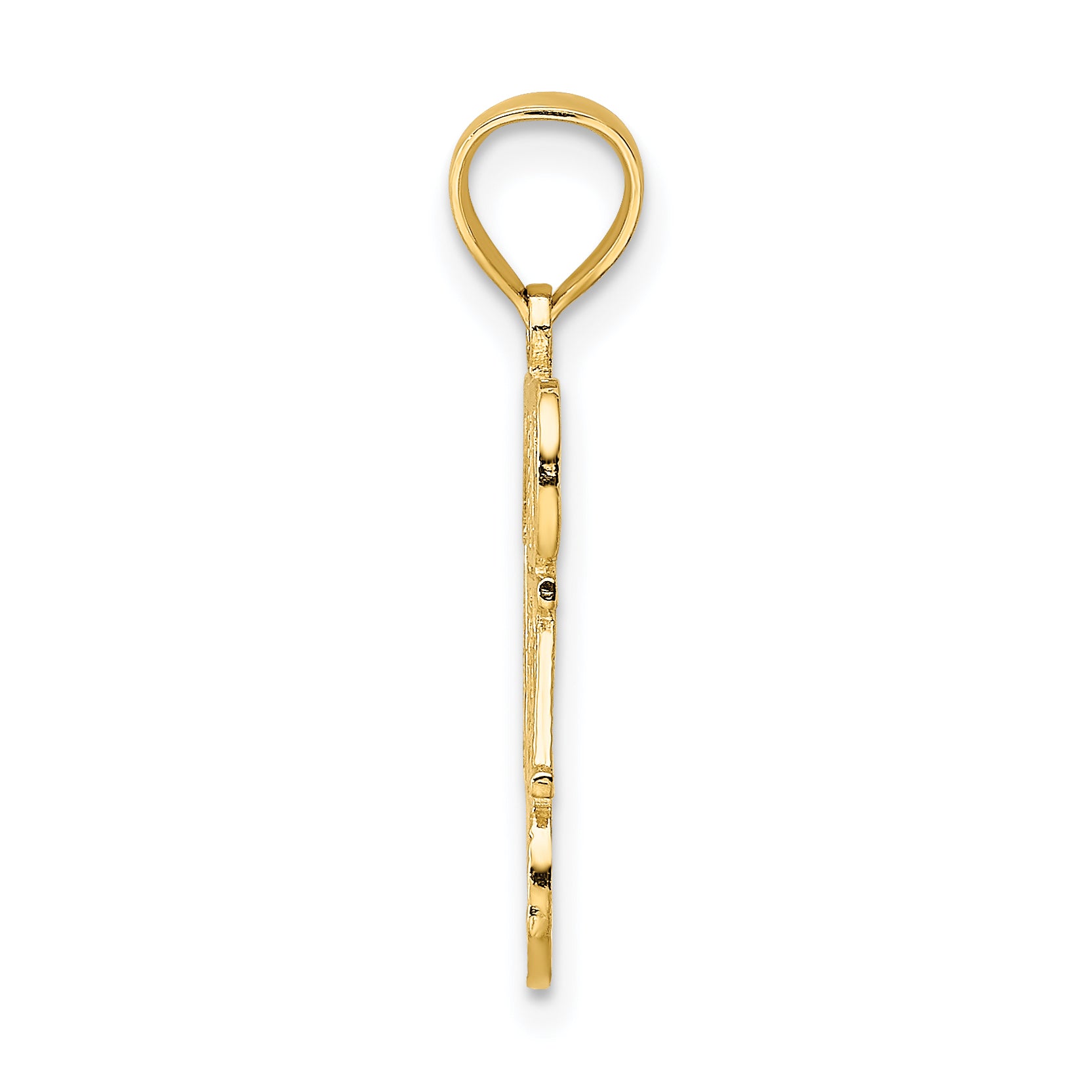 14k #1 DAD Charm Secondary image