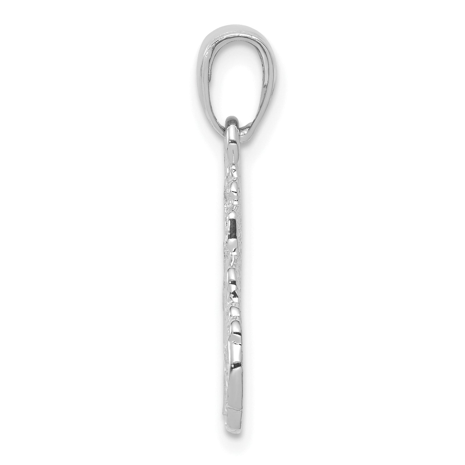 14K White Gold Truck Cab Pendant Secondary image