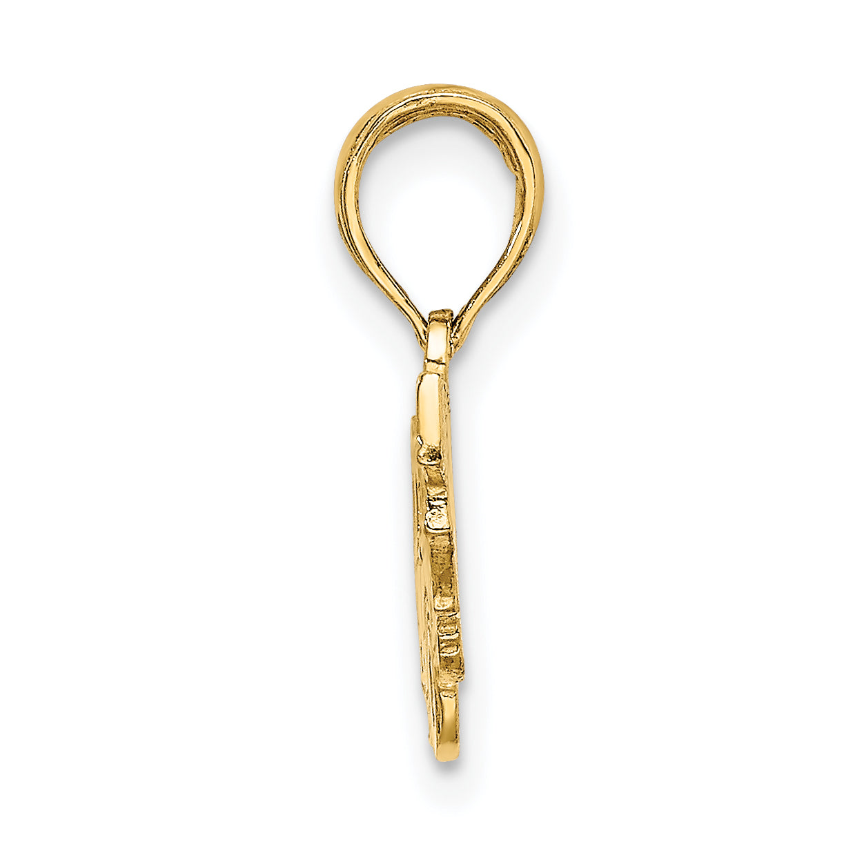 14k Fire Truck Charm Secondary image