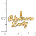 14k POLICEMAN'S LADY Charm