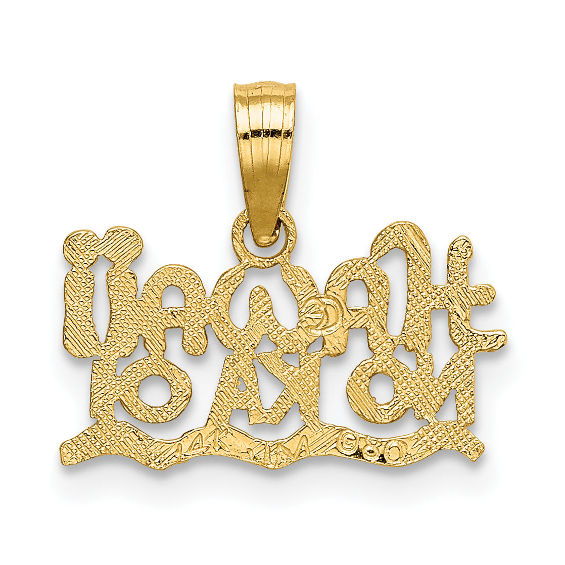 14k HAWAII NO KA OI Charm