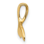 14k Whale Tail Chain Slide