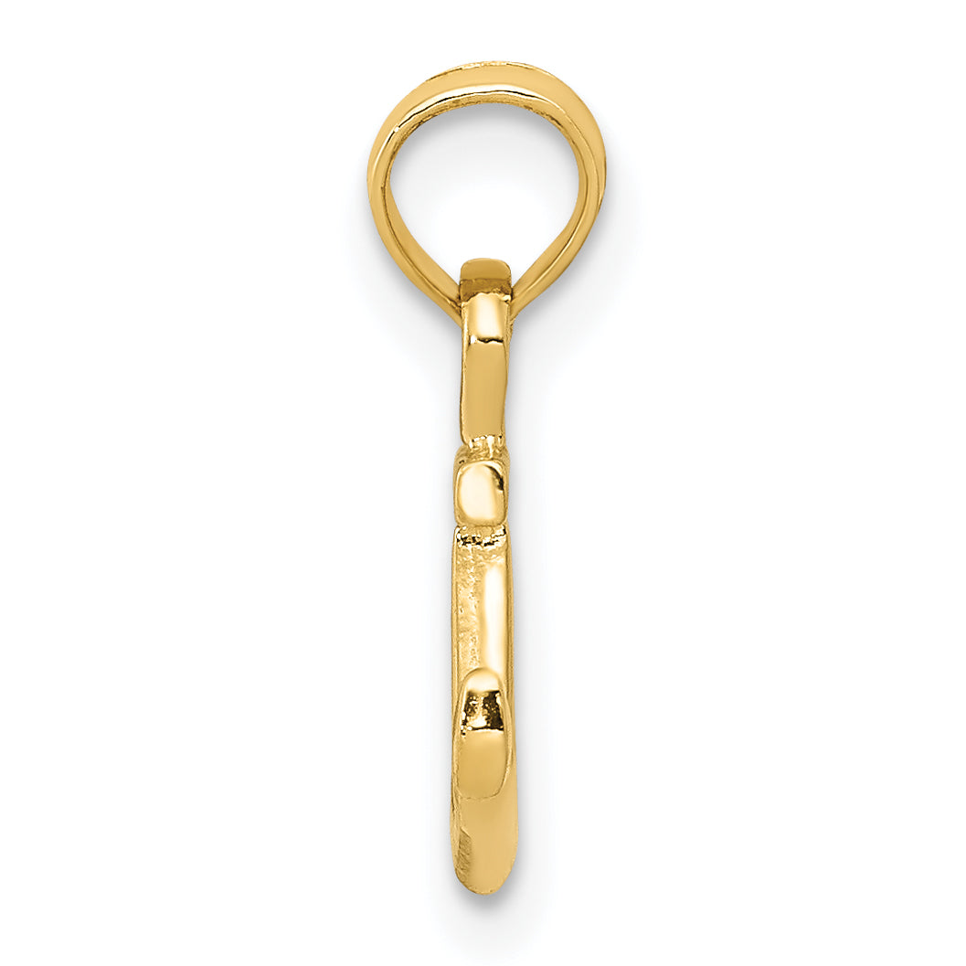 14k Mini Anchor Pendant Secondary image