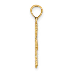 14K Girl Charm