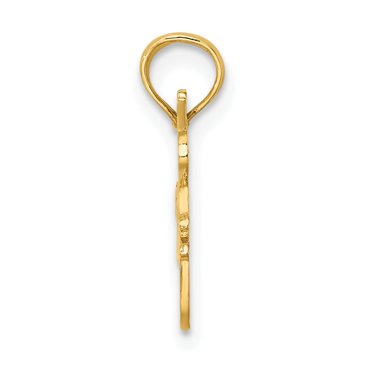 14K I HEART DANCING with Dancer Charm