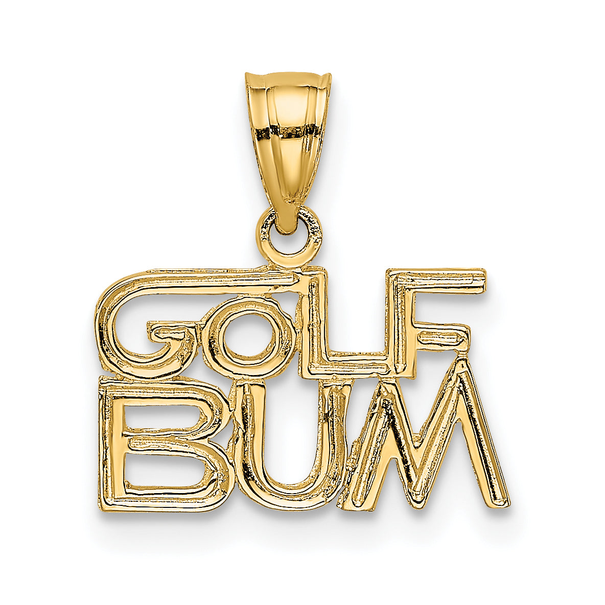14K GOLF BUM Charm Main image