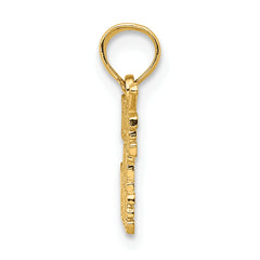 14K HOLE IN ONE with Golf Club Charm