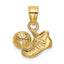 14k Soccer Ball with Shoe Charm