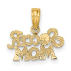 14K SOCCER MOM Charm