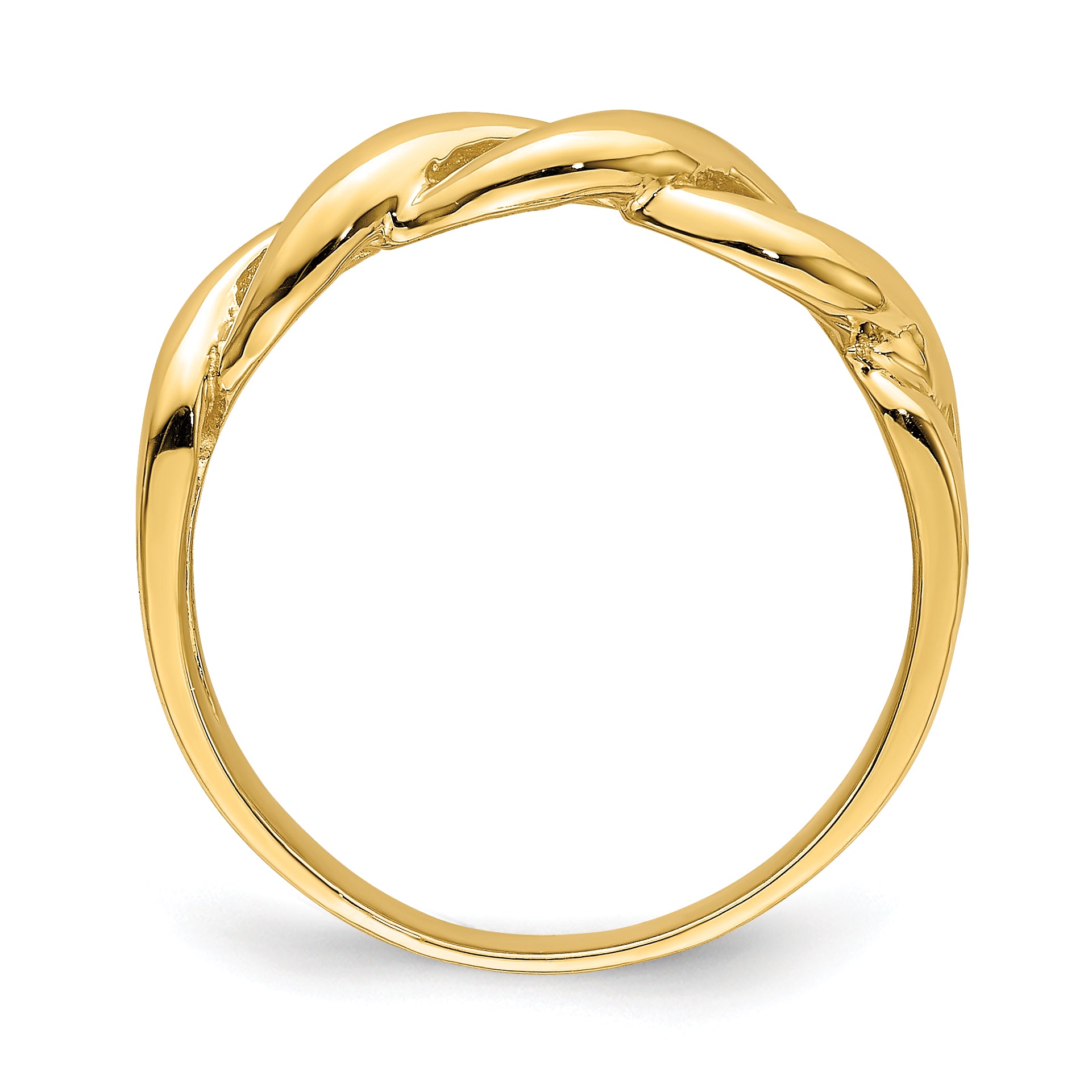 14k Freeform Knot Ring Secondary image