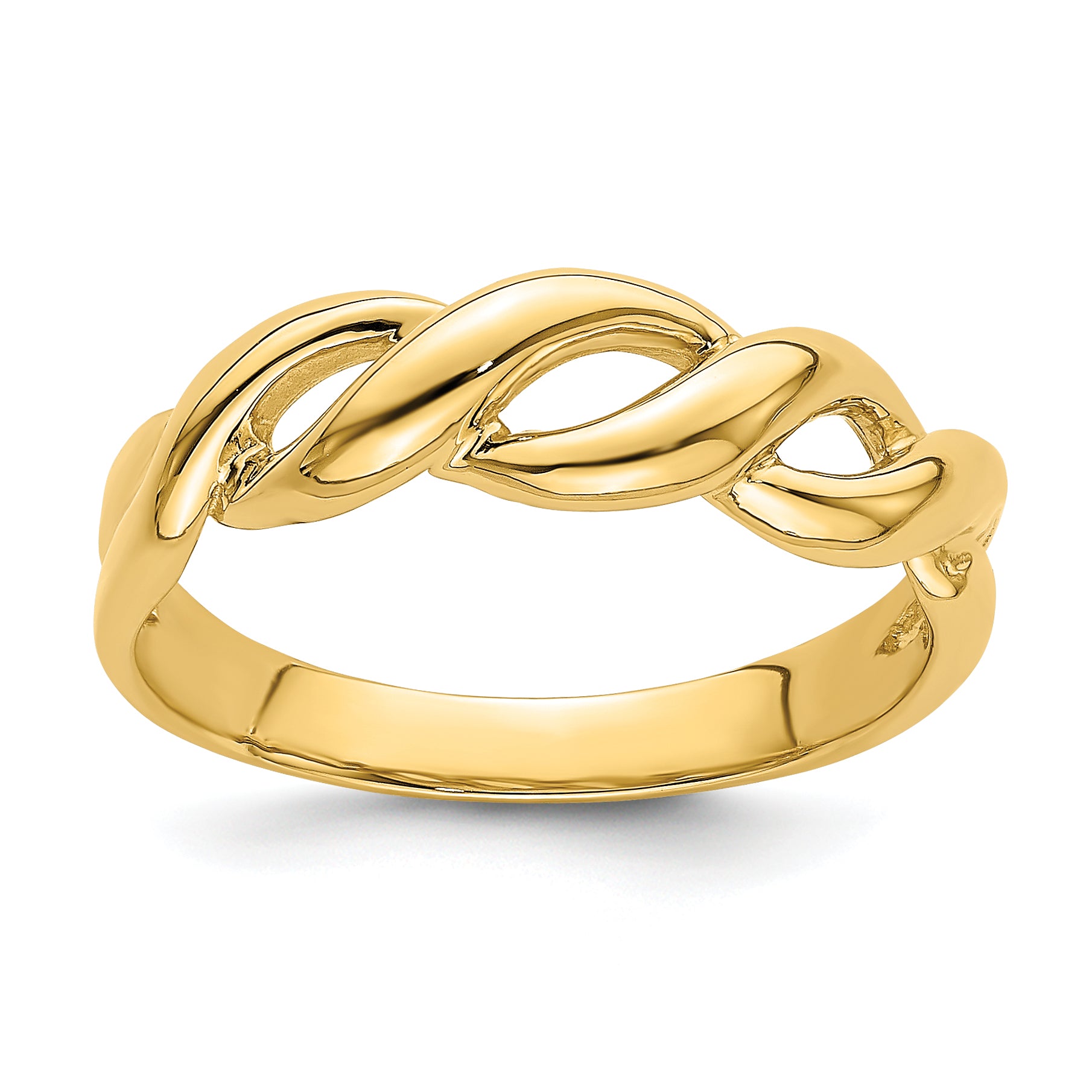 14k Freeform Knot Ring Main image