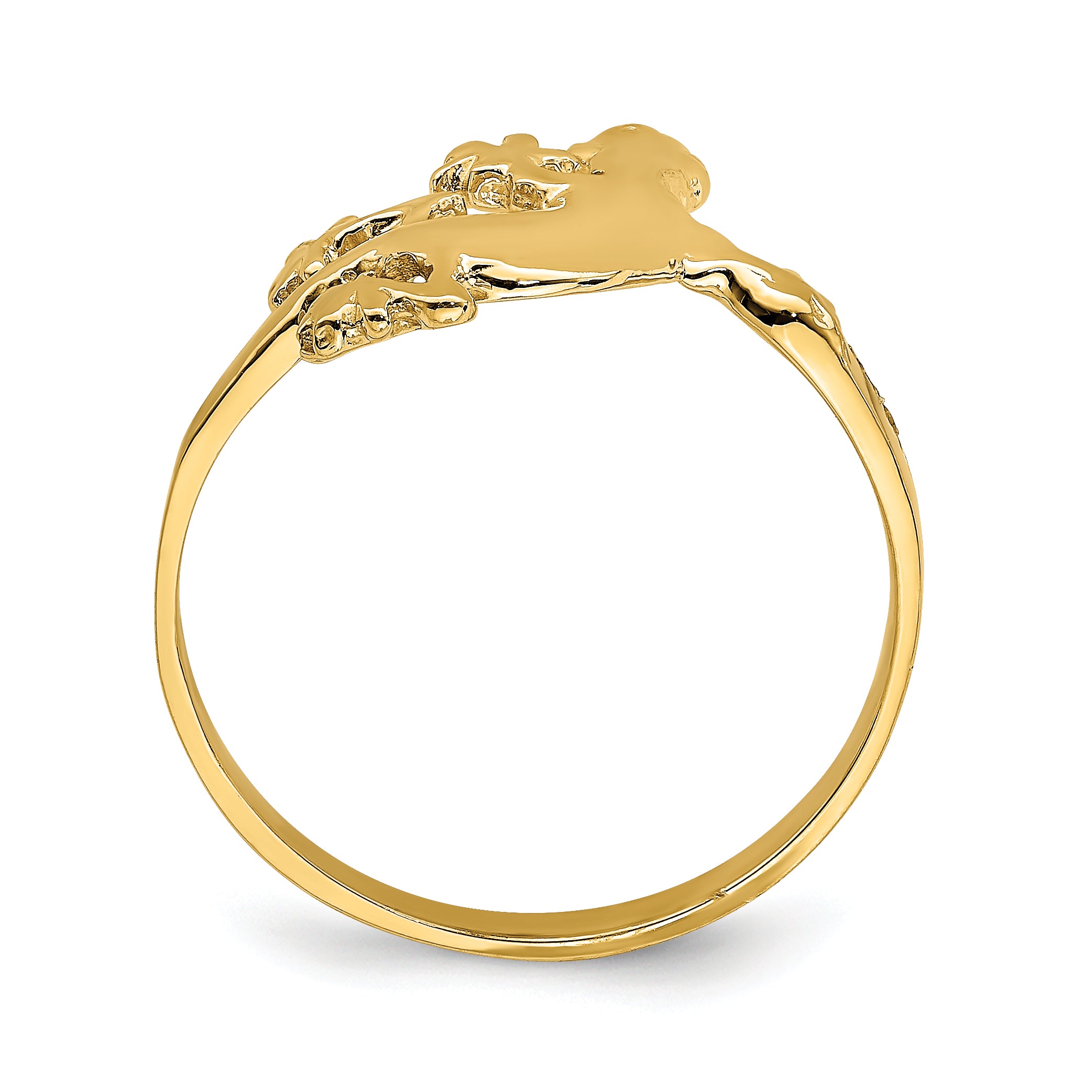 14K Lizard Ring Secondary image