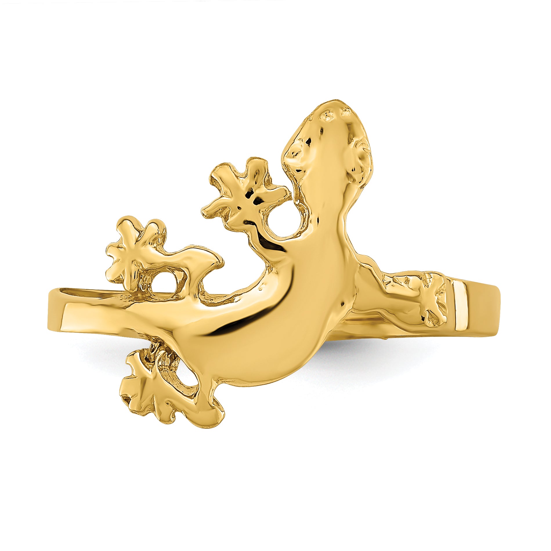 14K Lizard Ring
