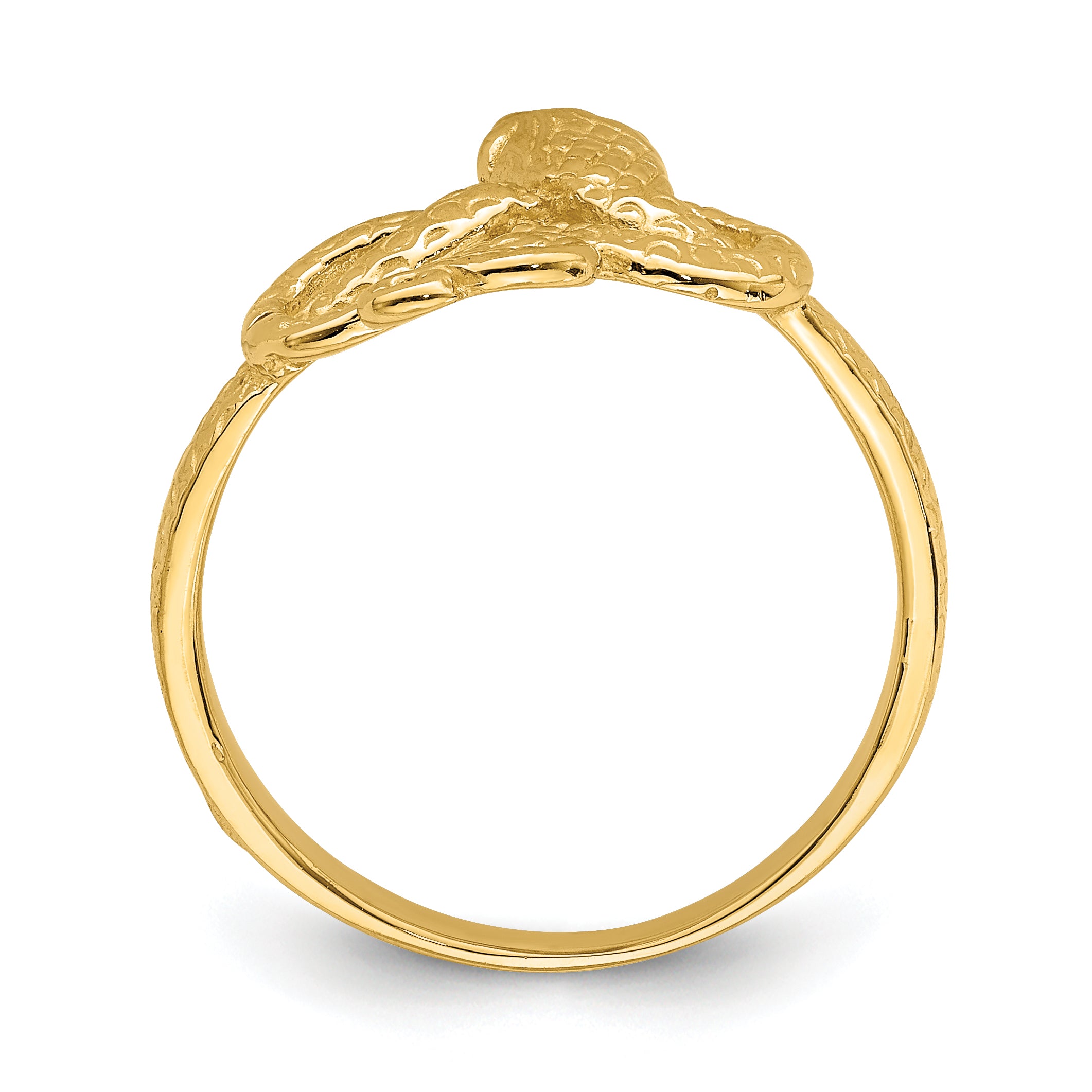 14K Snake Ring Secondary image