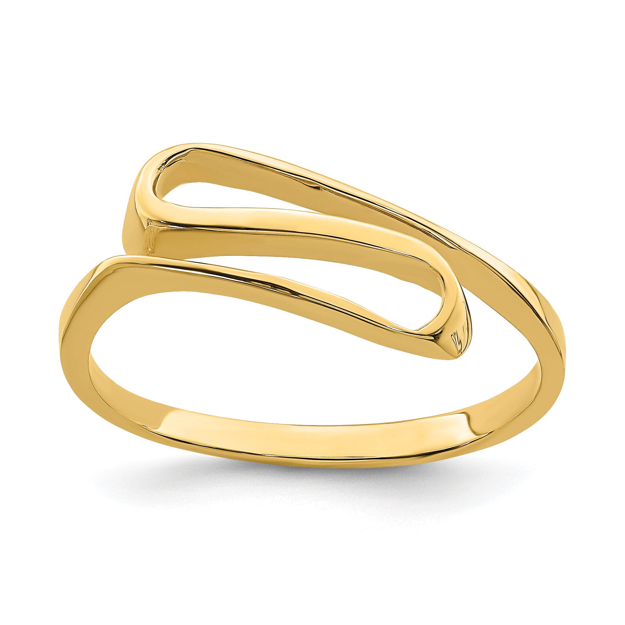 14K Swirl Ring Main image