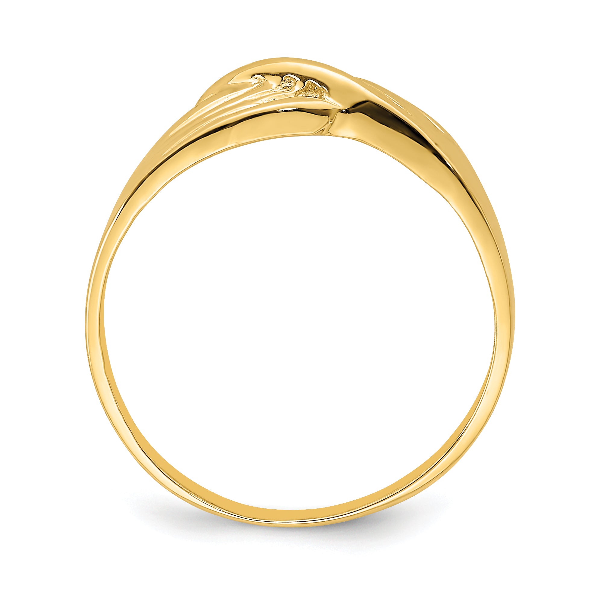 14K Freeform Ring Secondary image