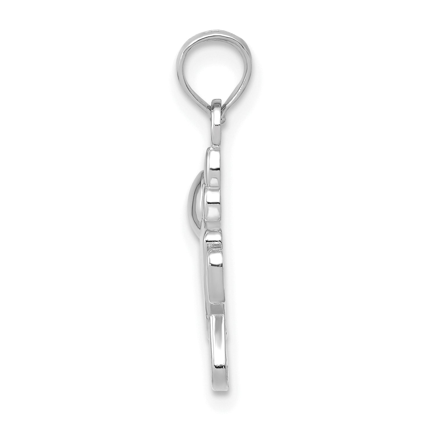 14K White Gold Little Girl Charm Secondary image