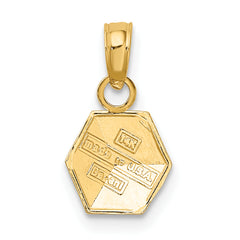 14k AB with Apple Baby Block Charm