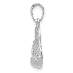 14k White Gold Lg Boxing Glove Charm