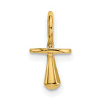 14K Gold Polished 3-D Pacifier Charm