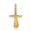 14K Gold Polished 3-D Pacifier Charm